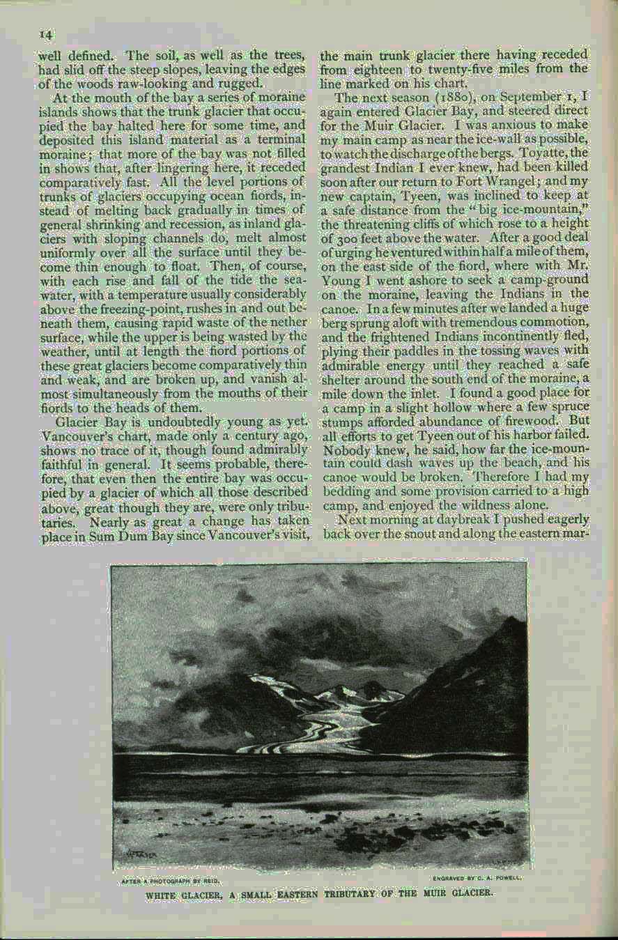 The Discovery of Glacier Bay (1879). vist0045h